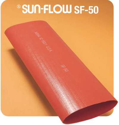 1 1/2-inch Red PVC Lay Flat 150 PSI SF-50 Sun-Flow (300-feet rolls)