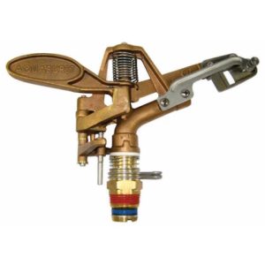 1-inch Aqua Burst Brass Impact Sprinkler 24° Part Circle