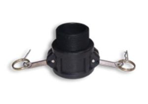 2-inch B Type Poly Camlock Female Coupler x MPT