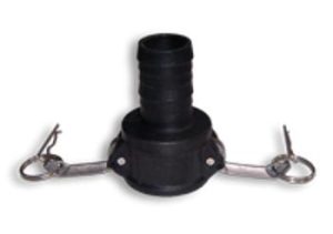 2-inch C Type Poly Camlock Female Coupler x Barb