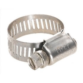 1" #12 Worm Gear Clamp Stainless