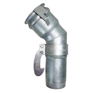 4-inch E-Z Latch Elbow 45° Galv