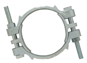 9.93-inch - 11.37-inch Double Bolt Clamp Cast Iron