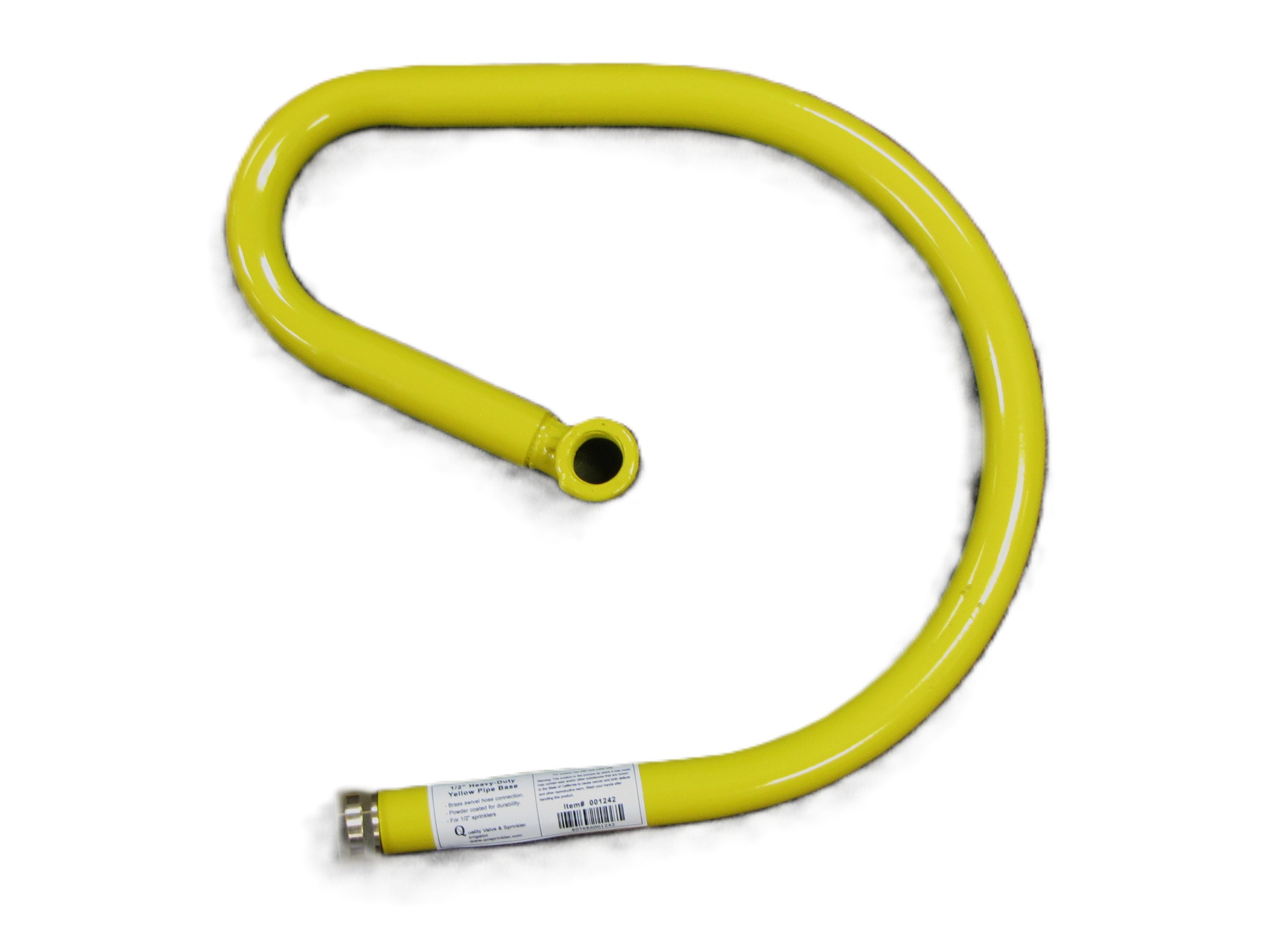 1/2" Yellow Pipe Base / 12