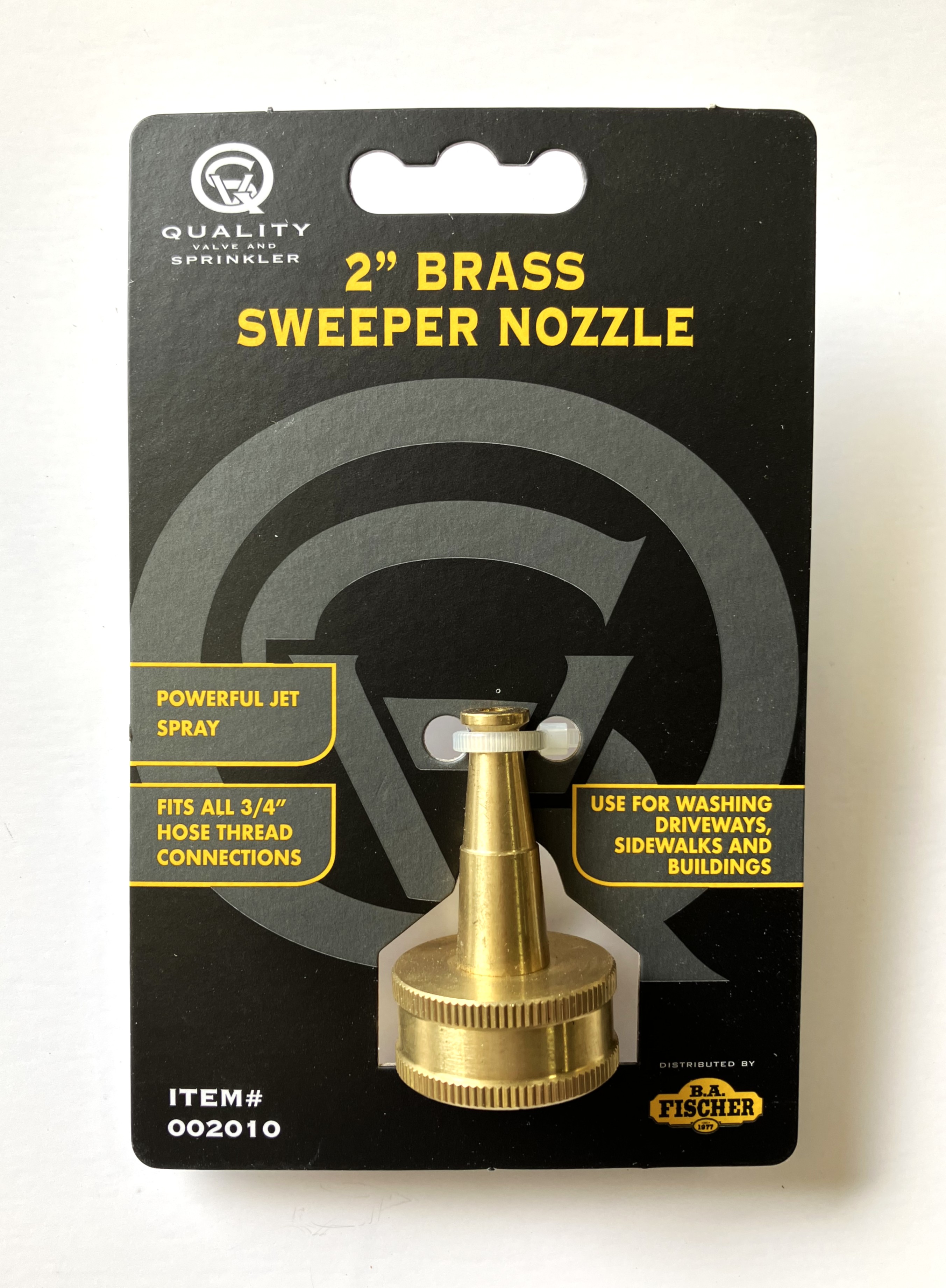 2" brass sweeper nozzle / 12c - Image 2