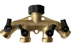 Brass Manifold 4 Hose Outlet / 4C