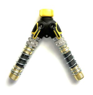 ABS Hd "Y" Shut-Off w/ 4" Kink Free Hose Ext / 5C