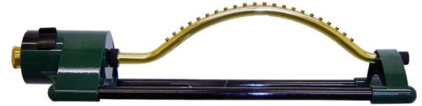 Deluxe.metal oscillating.sprinkler / brass swivel / 22 brass jets  / 3