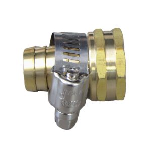 Brass Swivel Female Hose Mender / SS Clamp