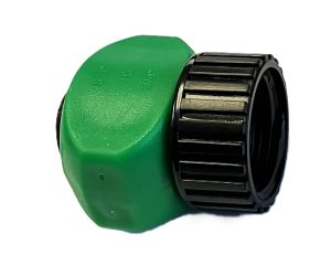 Plastic Female Hose Mender w/ Swivel / 3/4" Fht x 5/8-3/4" H-Barb / 25