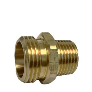Brass Dbl Male Hose Adapter