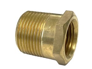 Brass Pipe Adapter /  3/4" MPT x 1/2" FPT / 10