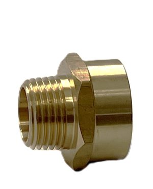 Brass Hose Adapter /  3/4" Fht x 1/2" MPT / 10