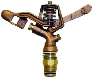 3/4" Brass Fc Imp Sprinkler / 5/32" Brass Nozz x Brass Plug / 25