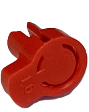 1/2"F 501F Friction Fit Plastic Red Nozz Only - .062" (1.6Mm) / 100