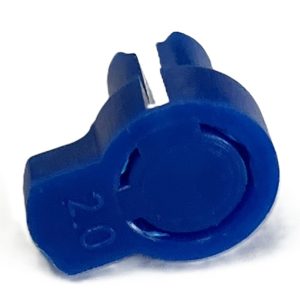 1/2"F 501F Friction Fit Plastic Blue Nozz Only - .078" (2.0Mm) / 100