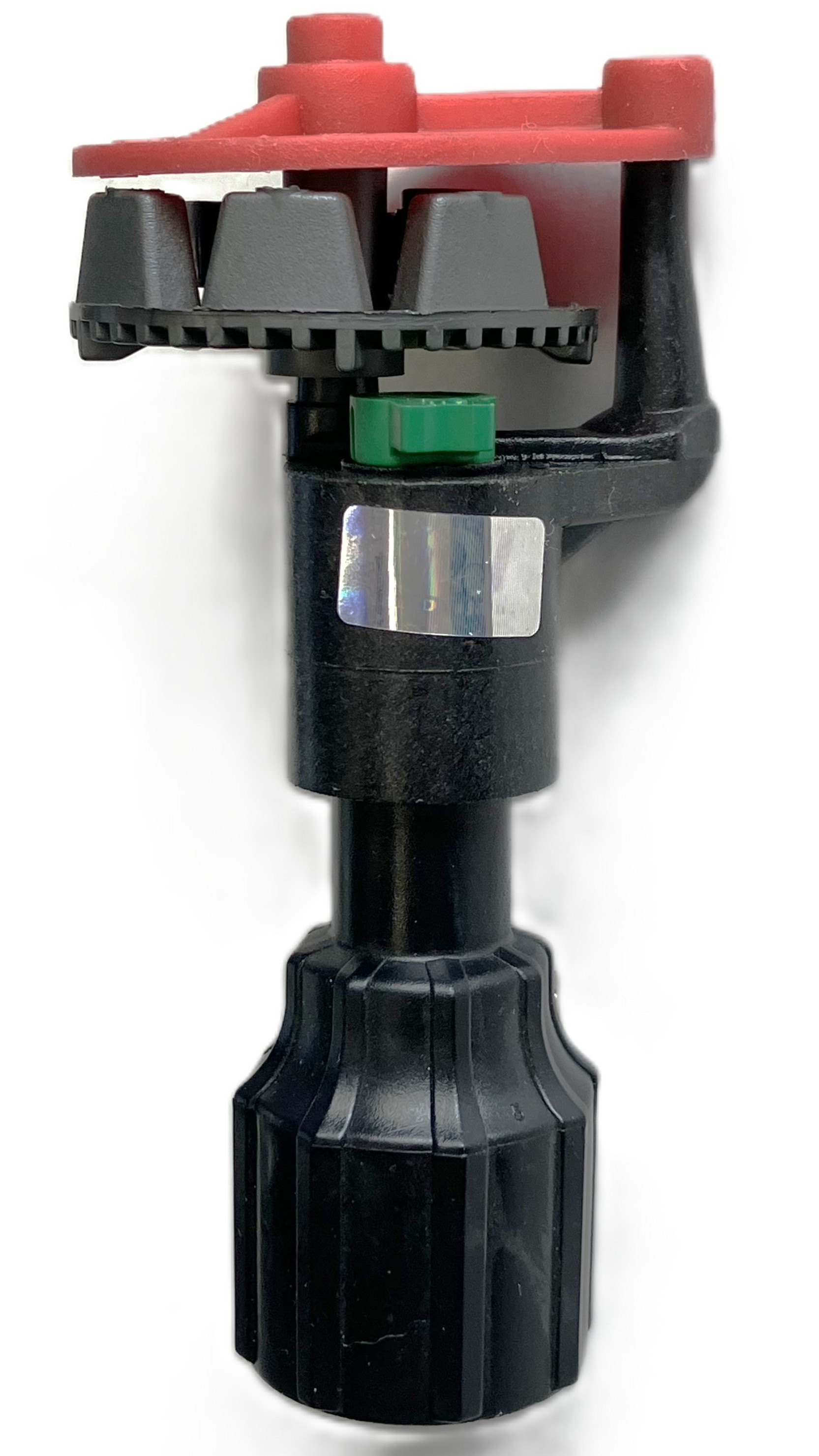 1/2"f 501f plastic fc turbo sprklr - .071" (1.8mm) grn friction fit nozz / 8 deg / low angle / low vol. / 100