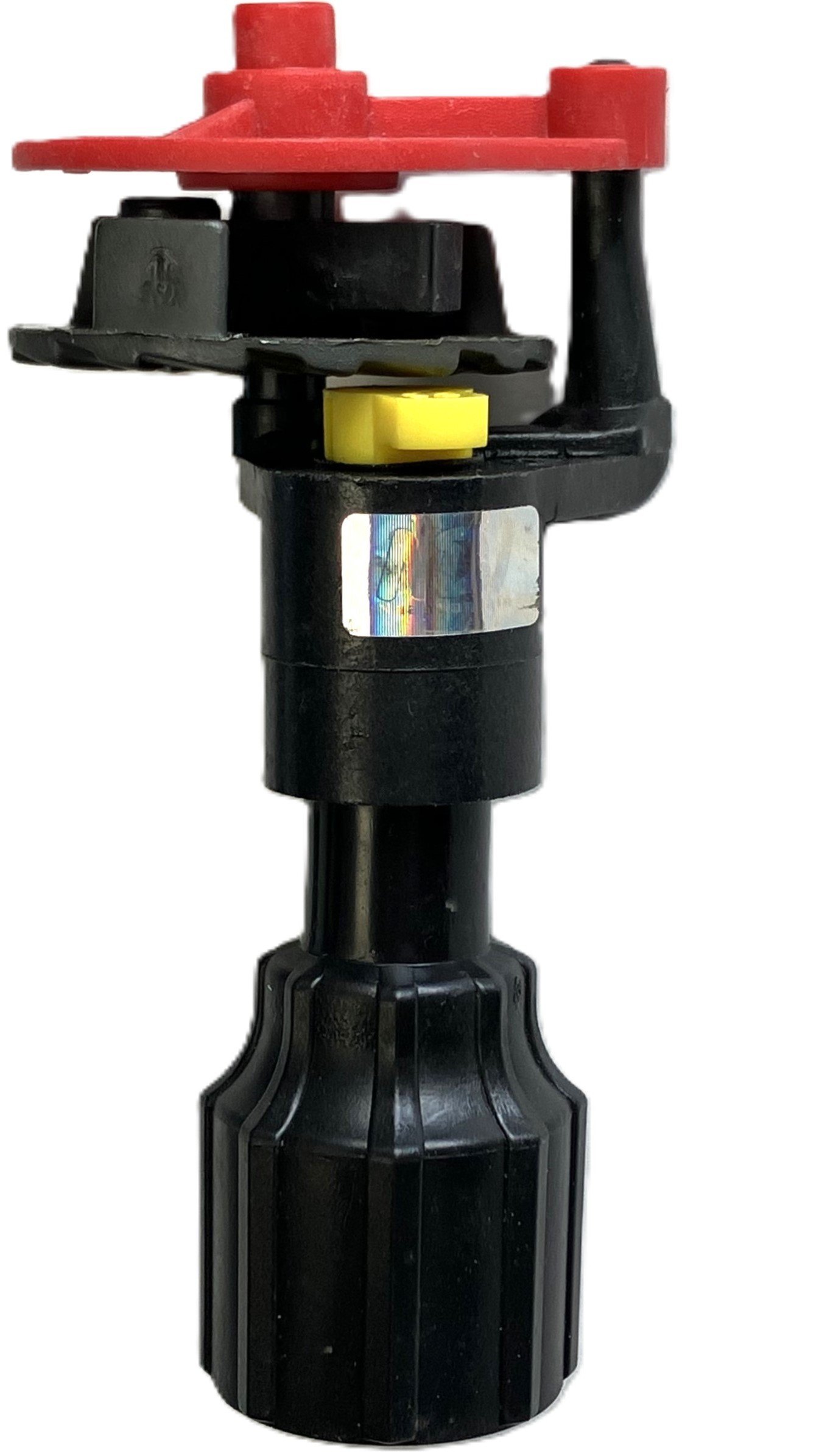 1/2"f 501f plastic fc turbo sprklr - .087" (2.2mm) yellow friction fit nozz / 8 deg / low angle / low vol. / 100