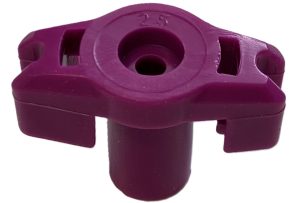12°Plastic Purple Nozzle Only - 3/32" (2.5Mm) / 100