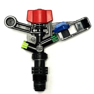 1/2" 5022Sd Plastic Fc Imp Sprinkler - 1/8" (3.2Mm) Grn Nozz x Lt Grn Sprdr Nozz / 25 Deg / 100