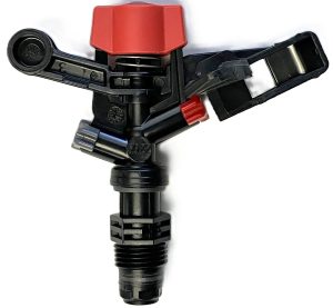 1/2" 5022Sd Plastic Fc Imp Sprinkler - .118" (3.0Mm) Red Nozz x Plug / 25 Deg / 100