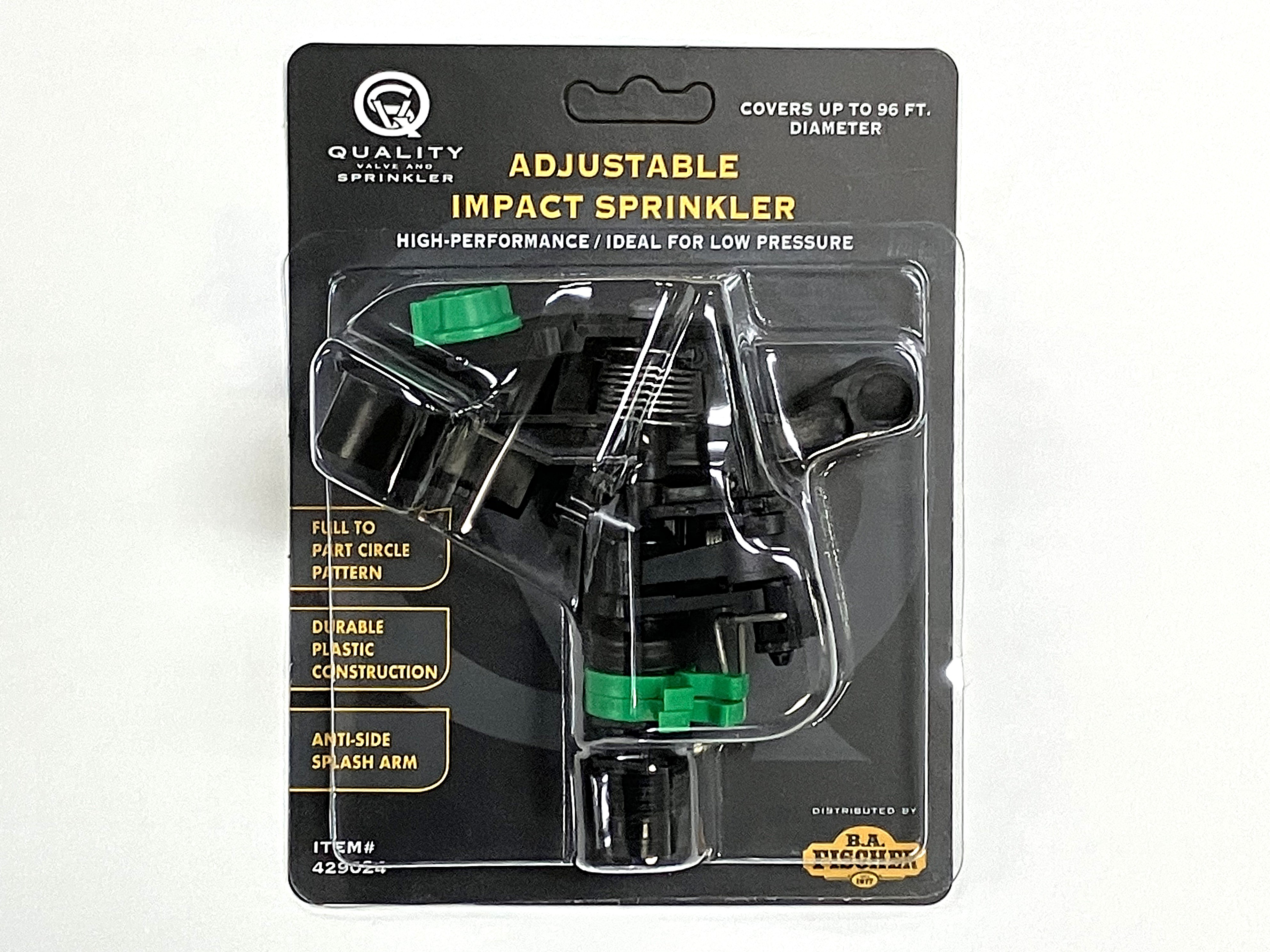 1/2" plastic adj f/p circle l&g imp sprikler - 5/32" blk nozz / 12 - Image 2