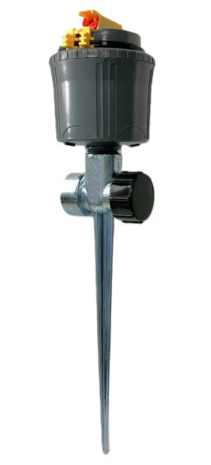 1/2" Adj F/p Circle Gear Driven Sprinkler / Metal Push-In Spike-Carded / 7