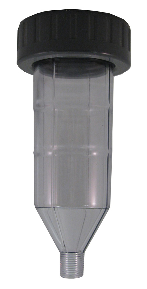 Action Filter Clear Canister w/ Nut 2-inch (3-1/2-inch x 9-1/2-inch)