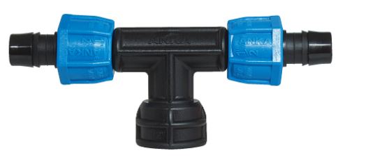 ANKA Female Tee: 1-inch x 1-inch Pipe x 1-inch Female NPT Thread