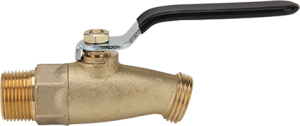 Brass Hose Bibb .75-inch MPT x MHT Quarter Turn Lever