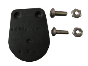 McFischer End Plug Rubber Air Vent Valve & (2) Nut & Bolts