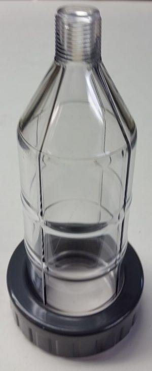 Action Filter Clear Canister w/ Nut