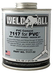 Weld All 7117 Heavy Body Gray