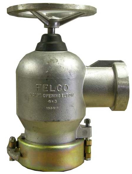 4"X3" Felco Valve Opening Elbow