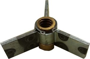 4" Weld in Spider w/removable Brass Nut