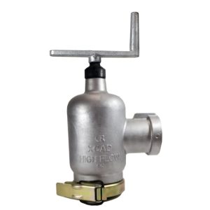 High Flow Aluminum Valve Opening Elbow